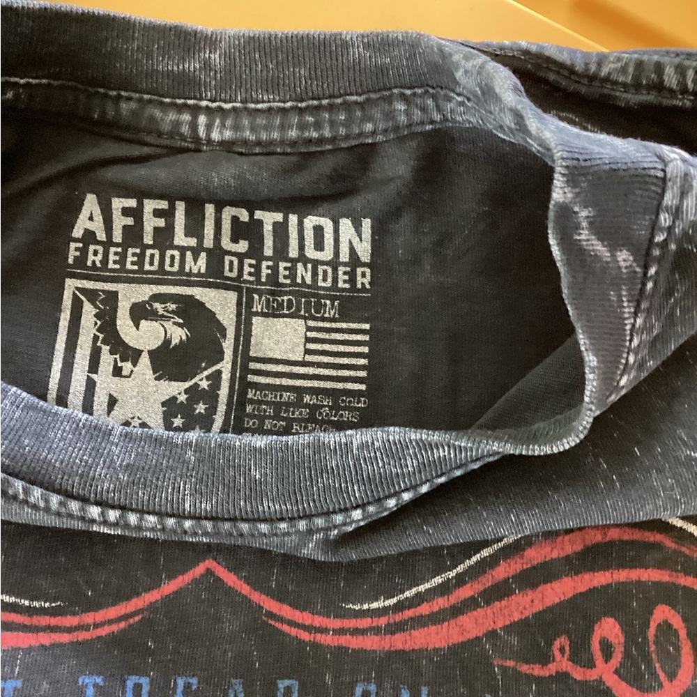 Affliction Men's Dark Gray T-Shirts